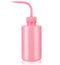 Professional 250ml Tattoo Wash Bottle 8oz (Pink), Narrow Mouth Squeeze Bottle for Medical Lab Irrigation