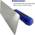 Stainless Steel Venetian Plaster Trowel 2 PC, Small 200mm x 80mm & Medium 240mm x 100mm Paint Plastering Tools