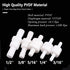 Feelers 1/2" (12MM) One Way Inline Check Valve, Non-Return Air Water Gas Check Valve, Pack of 2