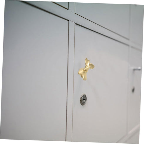 OUNONA Drawer Handles Decorative Gold Pulls for Cabinets Wardrobes Shoe Cabinets and Bedside Tables Stylish Butterfly