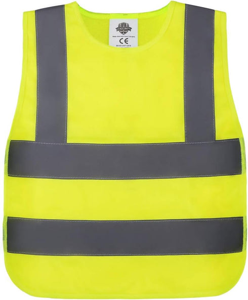 Kid's High Visibility Safety Vest Reflective Strips for Boys & Girls Walking or Back to School