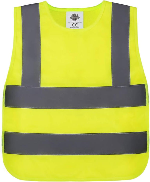Kid's High Visibility Safety Vest Reflective Strips for Boys & Girls Walking or Back to School