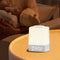 Lyridz LED Nursery Night Light with Clock, Portable Breastfeeding Table Lamp for