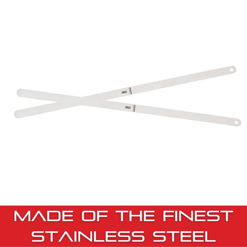 Starrett Stainless Steel Thickness Gage, Ideal for Carpenters and Home Improvement, 12" x 0.500"