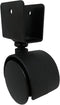 Shepherd Hardware 9420 1-5/8-Inch Twin Wheel Office Chair Caster, 11/16-Inch U-Bracket, 40-lb Load Capacity, 2-Pack,