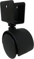 Shepherd Hardware 9420 1-5/8-Inch Twin Wheel Office Chair Caster, 11/16-Inch U-Bracket, 40-lb Load Capacity, 2-Pack,