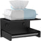 Toilet Paper Holder with Shelf, Adhesive or Screw Wall Mount Paper Towel