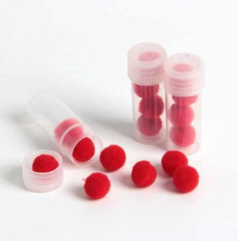 5ml Plastic Test Tubes - Small Vial Storage Container for Lab - 50pcs