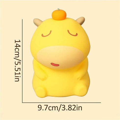 OFAPLFKUR Capybara Night Light - Silicone USB Cute Baby Nightlight,Nursery Decor for Home Bedroom Birthday Dorm Easter
