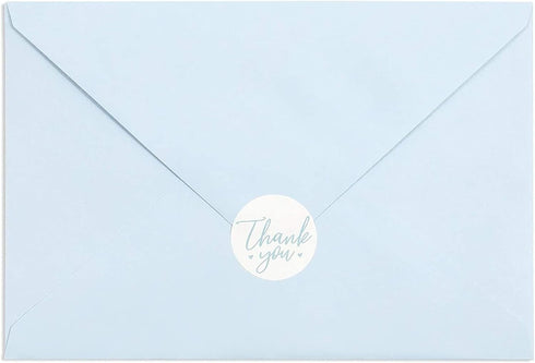 Pipilo Press 6 4 Inch Pack 60 Baby Shower Thank You Cards with Envelopes & Stickers for Boy - x Blue Clothesline Design