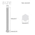 Hex Bolts (M14-2x160mm) 2Pcs, Fully Threaded Coarse Hex Head Screw Bolt Machine Screws - 304 Stainless Steel, Silver