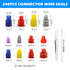 500Pcs Connector Pins Kit, Car Electrical Wire Terminal Pins, Non-Insulated Plug Removal Male Female Crimp Pins