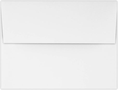 LUXPaper A4 Invitation Envelopes, 4 1/4" x 6 1/4", Bright White, 70lb Text, 250 Qty