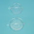 Glass Petri Dishes, Autoclavable Glass Cell Culture Dishes Lab Dishes with Clear Lid, 90x20 mm, Pack of 10