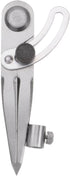 Wing Divider Compass, 4 Inch Adjustable Lockable Woodworking Compass with Pencil Holder for Geometry Drawing