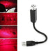 Jubilayured 1Pc Red Wall Sconce with Red Light, Mini Led Projection Lamp Star Night, USB Car Roof Star Projector Night