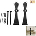 Iron Grill Window Shutter Dogs for Home Improvement
