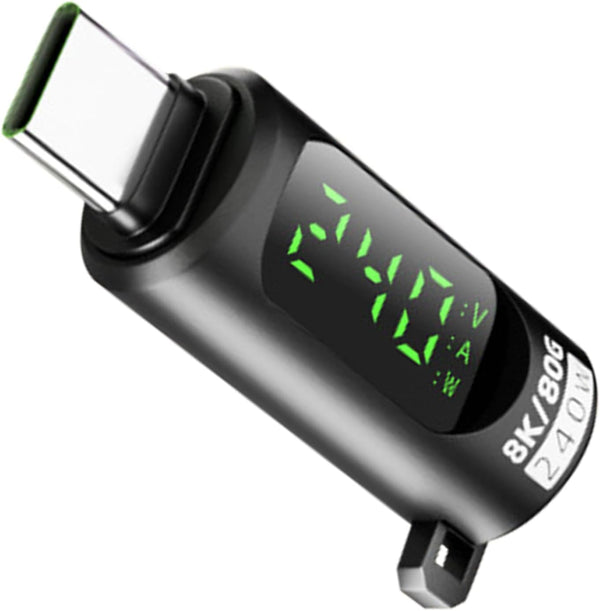 Generic Digital Testing Adapter Type C Multimeter, Bi-Directional Data Connector | Extension Monitor,