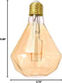 Bulb, 2175K 1 Pack Sylvania LED Vintage Diamond Shaped Light Amber Glow