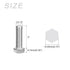 Hex Bolts (1/2-13x2") 10Pcs - 304 Stainless Steel Fully Threaded Hex Head Screw Bolt for Furniture Repair