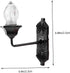 1:87 Set 5pcs Homoyoyo Mini Wall Lamp Luminous Micro Landscaping Decor DIY Sand Table Building Light Model Functional
