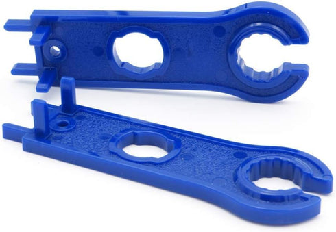 2Pcs Blue Home Improvement Tools, Solar Panel MC4 Connector Spanner Wrench Quick Connect Disconnect Tool