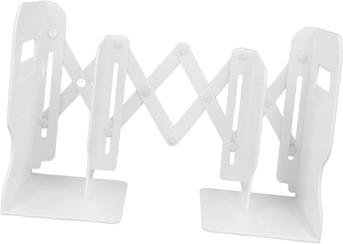Zerodis Desk Book Holder for Shelves Adjustable Book Ends,Desk Holder PP Retractable Anti Slip Organizer Organizer