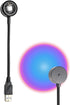 Generic Sunset 7 360 Projector - USB Charging Lamp with Colors, Rotating LED Light, Button Control, Plug and Play, Mood
