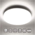 5000K 9.5 Inch 18W 1650LM Airand LED Flush Mount Ceiling Light Daylight LED Ceiling Light Fixture Bathroom Ceiling