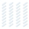 MECCANIXITY Magnetic Stirrer Mixer Stir Bar Rod, 20mm PTFE Coating Magnet for Laboratory, 32 Pcs