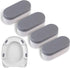 Universal Toilet Seat Bumpers, Suitable for Bidet Kits, 4 Pack Toilet Seat