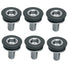 Hex Head Crank Arm Bolts 8mm x 15mm, Pack of 6