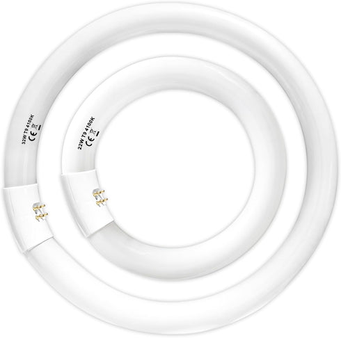Celiwace FC8T9/CW 22W and FC12T9/CW 32W Cool White Set, 8 inch T9 22