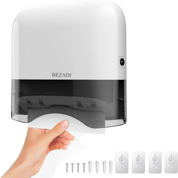 Paper Towel Dispenser,Large Capacity Wall Mount Tissue Dispensers with Smart Lock, Used