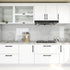 3 Pack Black Cabinet Handles, 3" Hole Center Matte Black Drawer Pulls for Kitchen Cabinets Hardware