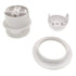 E26 (3, Keyless Medium Base Phenolic Socket,TWDRTDD Industrial Retro US Standard Pendant Lamp Holder with Lampshade