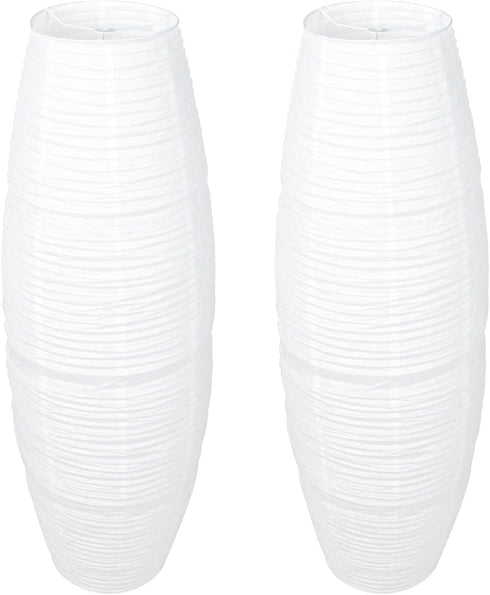 Uonlytech 2pcs Paper Floor Lampshade Light Accents: Nordic Floor Lamp Shade Japanese