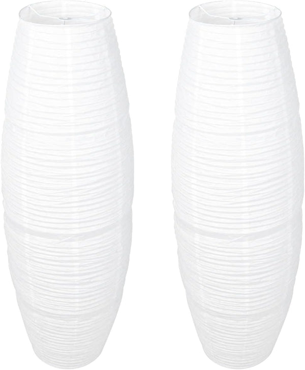 Uonlytech 2pcs Paper Floor Lampshade Light Accents: Nordic Floor Lamp Shade Japanese