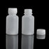 50Pcs 30ml 1oz PE Plastic Empty Small Mouth Graduated Lab Chemical Containers, Reagent Bottles for Liquid Medicine