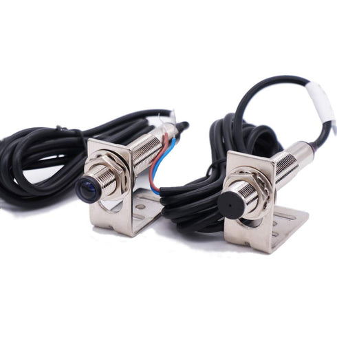 Taiss/1 0-20M 6-36V E3F-20DNL-Z-12MM Pair photoelectric Switch Through-Beam Reflection Optical Photoelectric Beam