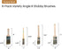 Vermeer Paint Brushes 6-Pack Angle Brushes in Assorted Sizes for All Latex and Oil Paints & Stains - Home Improvement - Interior & Exterior Use by Vermeer