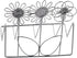 dohobby Metal Hollow Flower Business Card Holder, Open Card Stand Organizer for Home Office Desk
