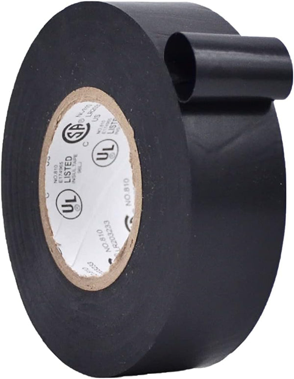 WOD ETC766 Professional Grade General Purpose Black Electrical Tape, UL/CSA Listed, 1 inch X 66 ft
