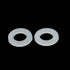 uxcell M6 x 12mm x 1.2mm Nylon Flat Insulating Washers Gaskets Spacers Fastener for Faucet Pipe Water Hose White 200PCS