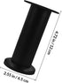 4pcs 12-18cm Toddmomy Adjustable Bed Frame Support Legs, Black Furniture Legs Replacement for Bed Frame Slats Support