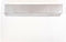 JAM PAPER 3 7/8 x 8 1/8 Foil Lined Invitation Envelopes - White with Silver Foil - 50/Pack
