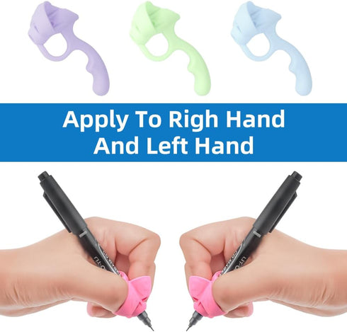Pretwad 8 Grips for Pencil for Kids Handwriting, Pcs Pen Grips, Ergonomic Pencil Grippers Holder for Kids, Writing
