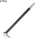 2pcs Rolling Head Pry Bar, 6" Length, 0.3" Rod Dia Carbon Steel for Automotive Mechanics