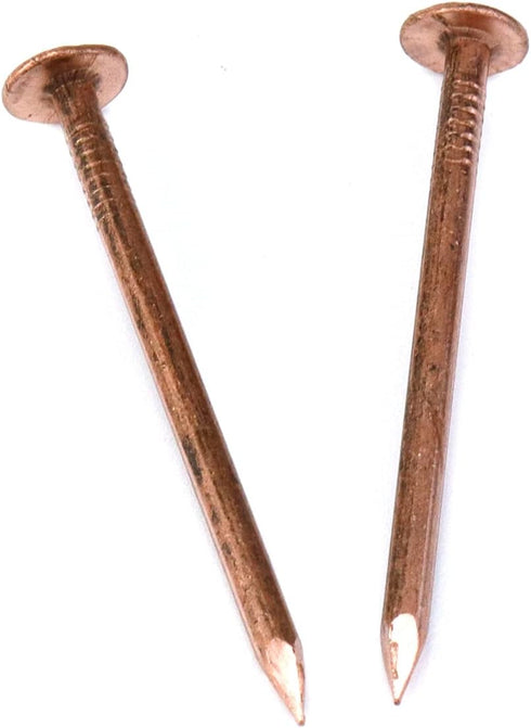 MY MIRONEY 15 Pack 2 Inch Solid Copper Nails for Slating & Roofing