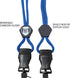 Specialist ID Vertical Top Load Badge Holder, Hard Plastic with Heavy Duty Breakaway Lanyard, Royal Blue